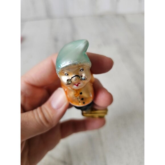 Radko snowwhite makes 8 dwarf clip on ornament glass Xmas tree - Picture 8 of 9